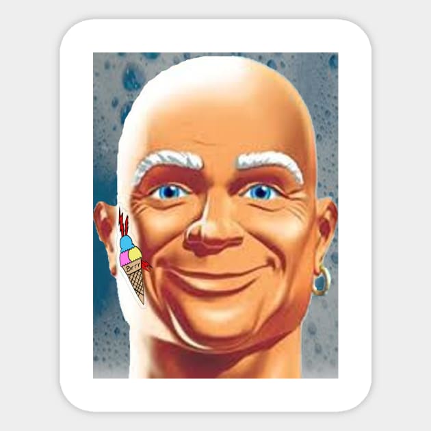 Mr. Clean Mane Sticker by CONSTANTROTATION